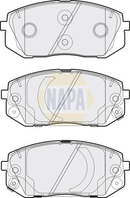 Napa NBP1340 Brake Pad Set, disc brake - 1