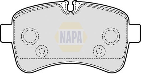 Napa NBP1341 Brake Pad Set, disc brake - 1