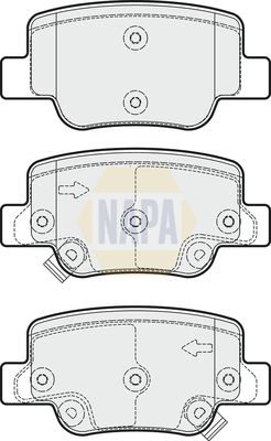 Napa NBP1342 Brake Pad Set, disc brake - 1
