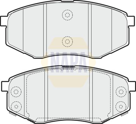 Napa NBP1352 Brake Pad Set, disc brake - 1