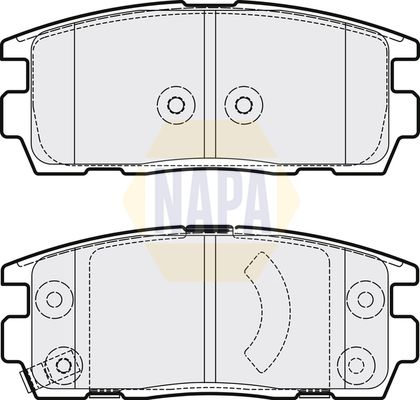 Napa NBP1361 Brake Pad Set, disc brake - 1