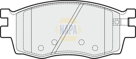 Napa NBP1368 Brake Pad Set, disc brake - 1