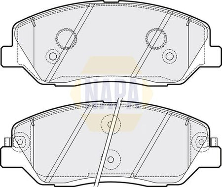 Napa NBP1379 Brake Pad Set, disc brake - 1