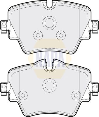 Napa NBP1383 Brake Pad Set, disc brake - 1