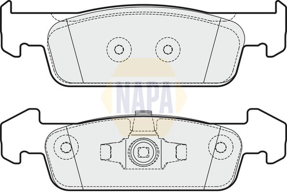 Napa NBP1385 Brake Pad Set, disc brake - 1
