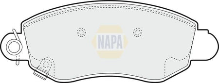 Napa NBP1388 Brake Pad Set, disc brake - 1