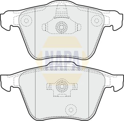 Napa NBP1390 Brake Pad Set, disc brake - 1
