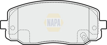 Napa NBP1393 Brake Pad Set, disc brake - 1