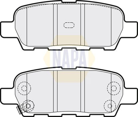 Napa NBP1395 Brake Pad Set, disc brake - 1