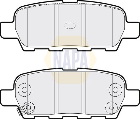 Napa NBP1395 Brake Pad Set, disc brake - 1