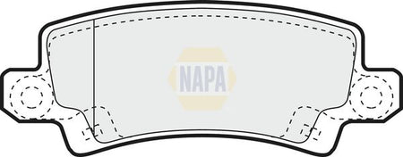 Napa NBP1396 Brake Pad Set, disc brake - 1