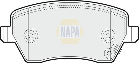 Napa NBP1398 Brake Pad Set, disc brake - 1