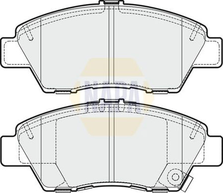 Napa NBP1406 Brake Pad Set, disc brake - 1