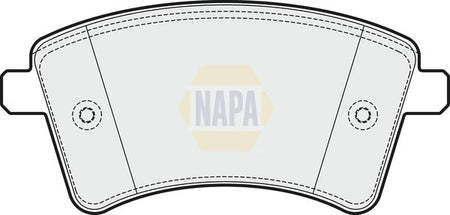 Napa NBP1407 Brake Pad Set, disc brake - 1