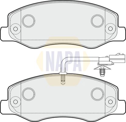 Napa NBP1408 Brake Pad Set, disc brake - 1