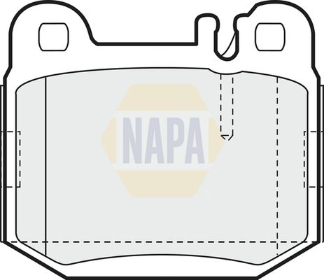 Napa NBP1409 Brake Pad Set, disc brake - 1