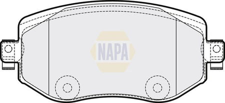 Napa NBP1413 Brake Pad Set, disc brake - 1