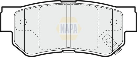 Napa NBP1414 Brake Pad Set, disc brake - 1