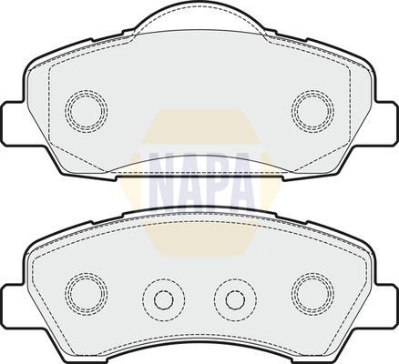Napa NBP1416 Brake Pad Set, disc brake - 1