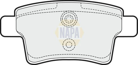 Napa NBP1417 Brake Pad Set, disc brake - 1