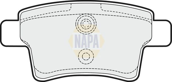 Napa NBP1417 Brake Pad Set, disc brake - 1
