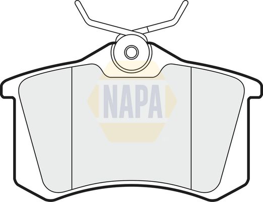 Napa NBP1419 Brake Pad Set, disc brake - 1