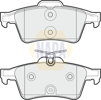 Napa NBP1421 Brake Pad Set, disc brake - 1