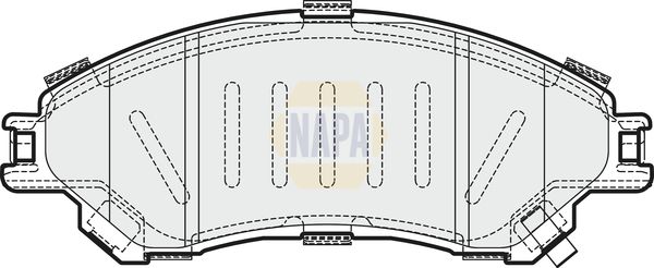 Napa NBP1423 Brake Pad Set, disc brake - 1