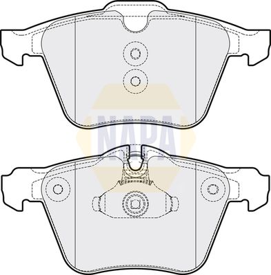 Napa NBP1424 Brake Pad Set, disc brake - 1