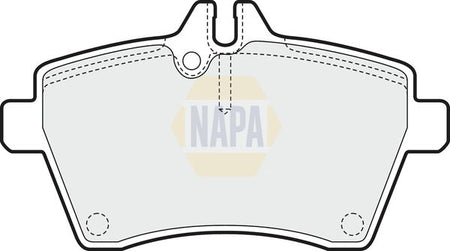 Napa NBP1427 Brake Pad Set, disc brake - 1