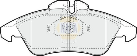 Napa NBP1441 Brake Pad Set, disc brake - 1