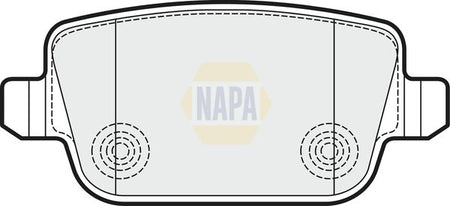 Napa NBP1442 Brake Pad Set, disc brake - 1
