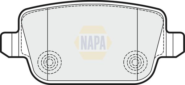 Napa NBP1442 Brake Pad Set, disc brake - 1