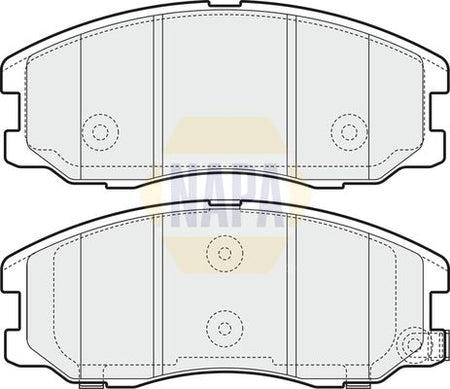 Napa NBP1446 Brake Pad Set, disc brake - 1