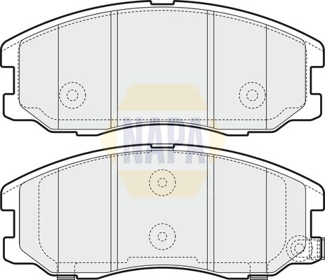 Napa NBP1446 Brake Pad Set, disc brake - 1