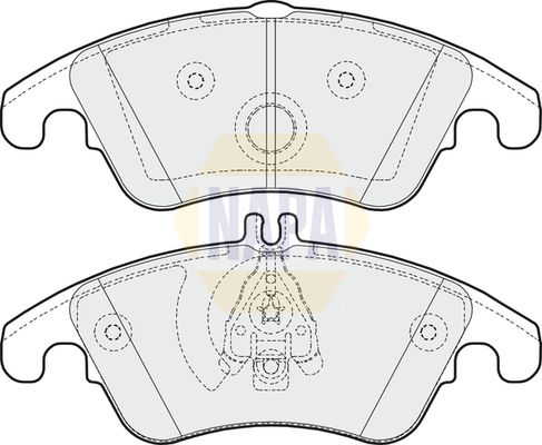 Napa NBP1449 Brake Pad Set, disc brake - 1