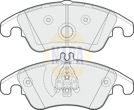 Napa NBP1449 Brake Pad Set, disc brake - 1