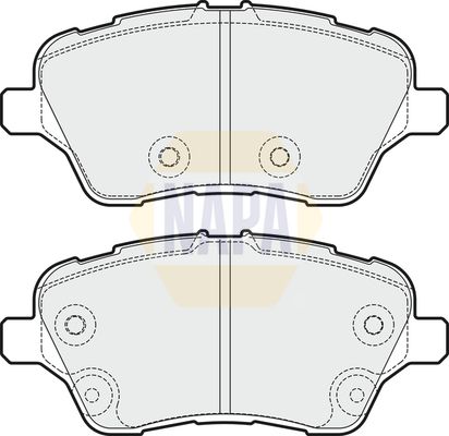 Napa NBP1452 Brake Pad Set, disc brake - 1