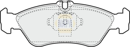 Napa NBP1454 Brake Pad Set, disc brake - 1