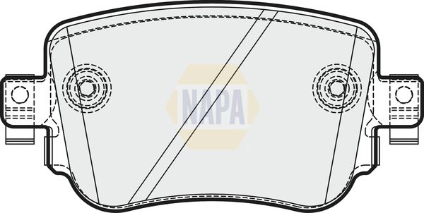 Napa NBP1455 Brake Pad Set, disc brake - 1