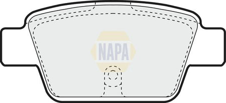 Napa NBP1456 Brake Pad Set, disc brake - 1