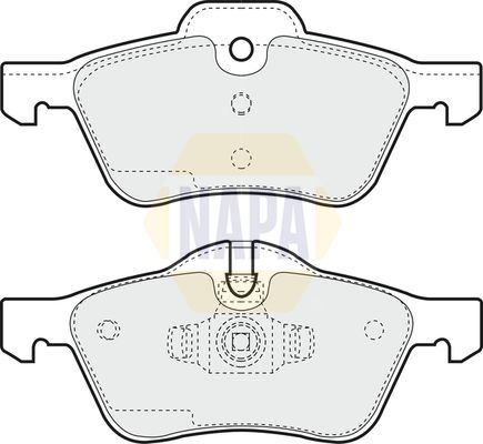 Napa NBP1457 Brake Pad Set, disc brake - 1