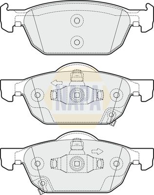 Napa NBP1461 Brake Pad Set, disc brake - 1