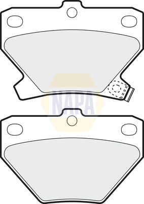 Napa NBP1470 Brake Pad Set, disc brake - 1