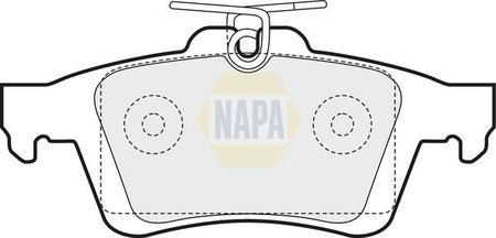 Napa NBP1500 Brake Pad Set, disc brake - 1