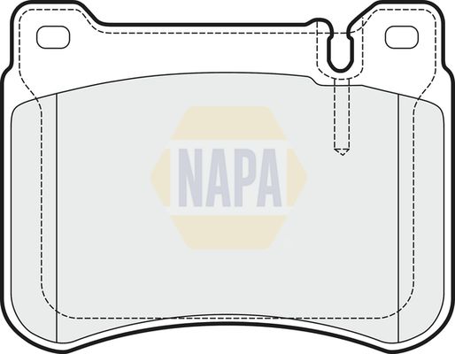 Napa NBP1501 Brake Pad Set, disc brake - 1