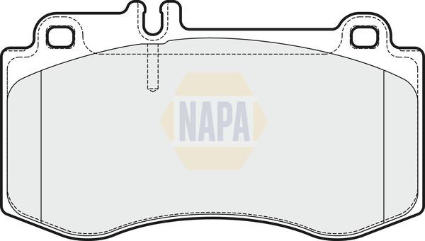 Napa NBP1507 Brake Pad Set, disc brake - 1