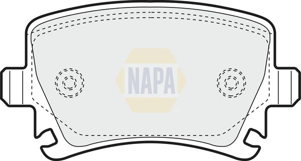 Napa NBP1511 Brake Pad Set, disc brake - 1