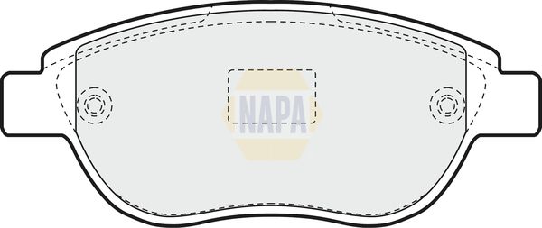 Napa NBP1513 Brake Pad Set, disc brake - 1