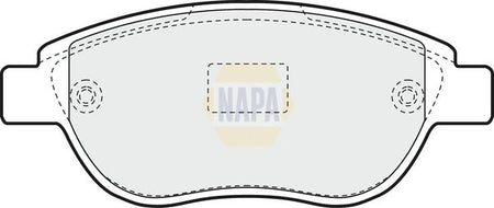 Napa NBP1513 Brake Pad Set, disc brake - 1